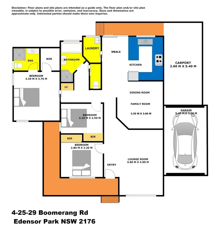 Floorplan of Homely villa listing, 4/25-29 Boomerang Road, Edensor Park NSW 2176