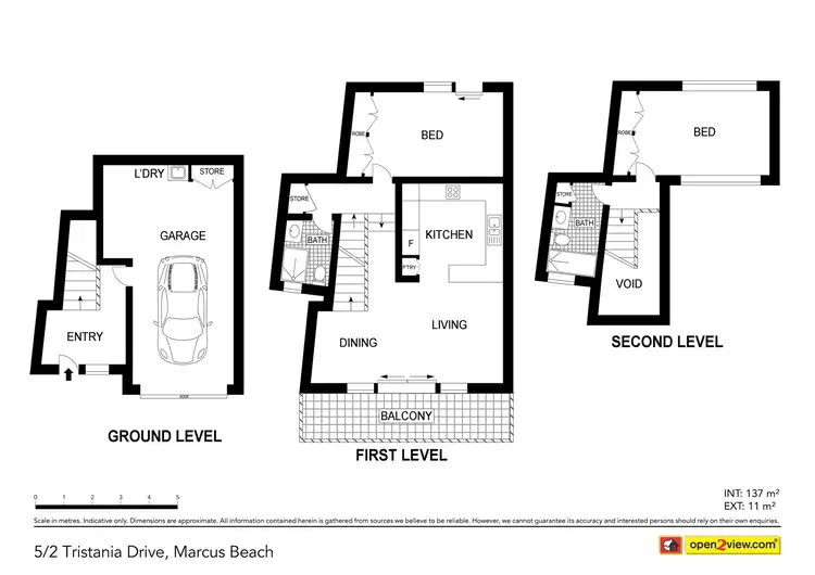 Floorplan of Homely apartment listing, 5/2 Tristania Drive, Marcus Beach QLD 4573