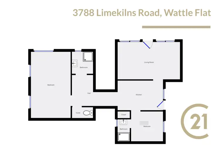 Floorplan of Homely house listing, 3788 Limekilns Road, Wattle Flat NSW 2795