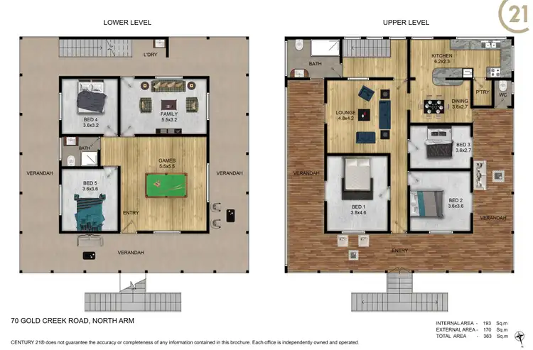 Floorplan of Homely rural property listing, 70 Gold Creek Road, North Arm QLD 4561