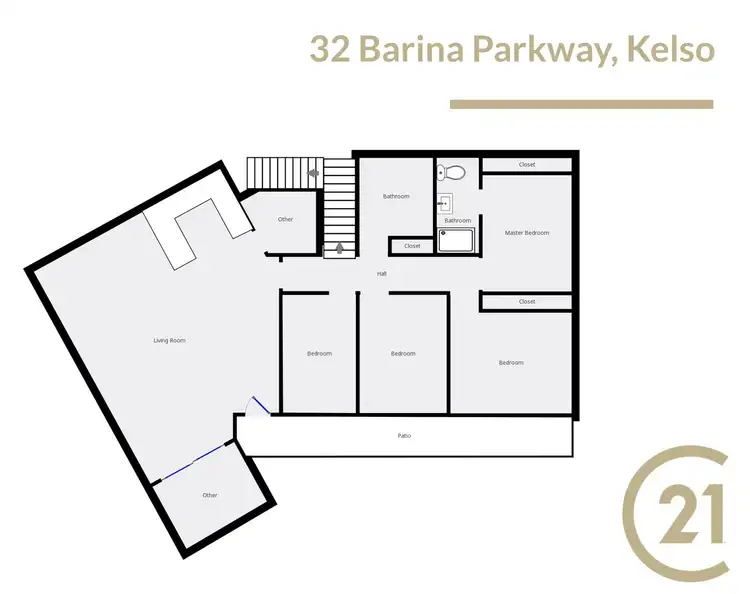 Floorplan of Homely house listing, 32 Barina Parkway, Kelso NSW 2795