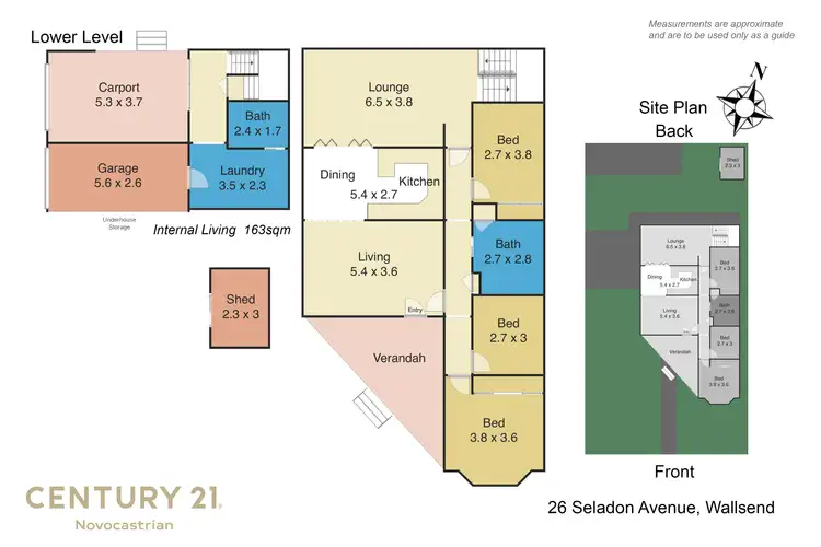 Floorplan of Homely house listing, 26 Seladon Avenue, Wallsend NSW 2287