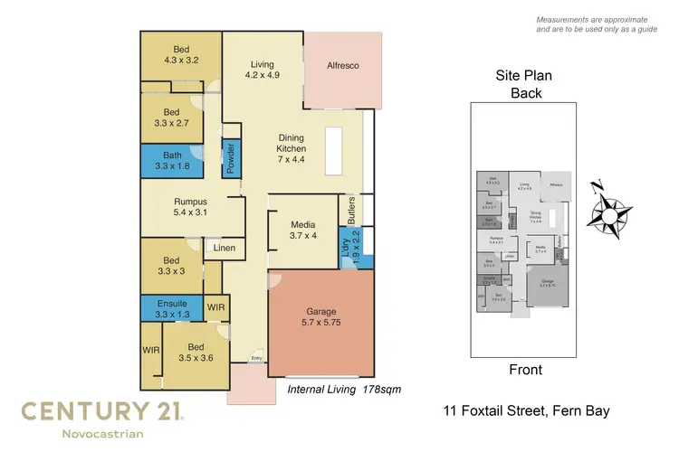 Floorplan of Homely house listing, 11 Foxtail Street, Fern Bay NSW 2295