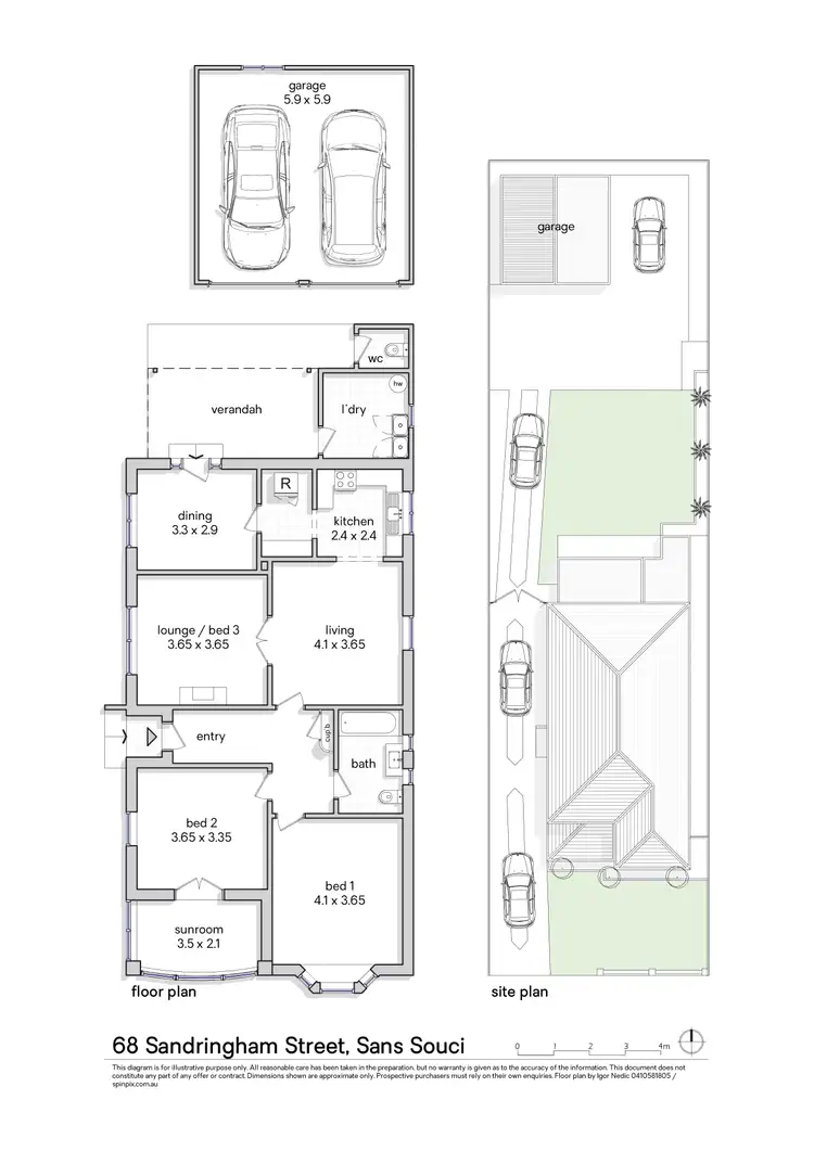 Floorplan of Homely house listing, 68 Sandringham Street, Sans Souci NSW 2219