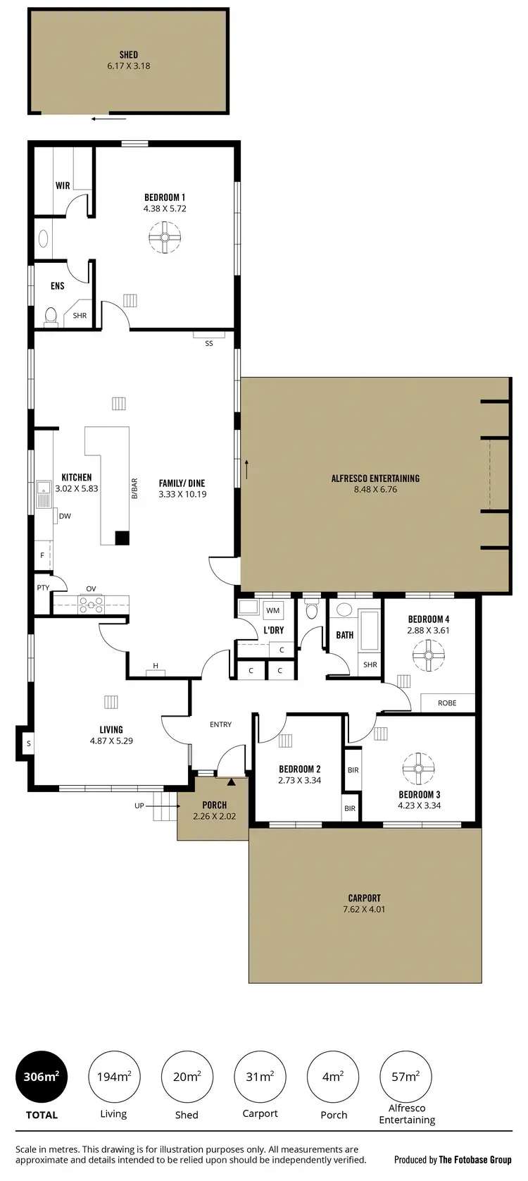 Floorplan of Homely house listing, 7 Dakara Avenue, Modbury North SA 5092