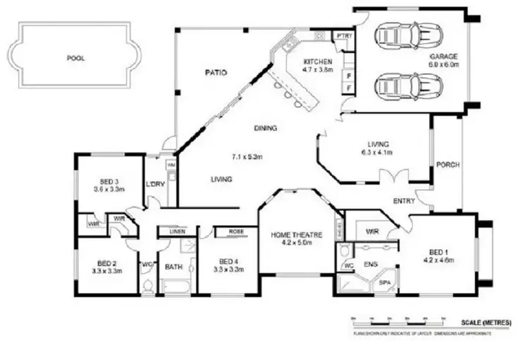 Floorplan of Homely house listing, 10 Seaeagle Place, Banksia Beach QLD 4507