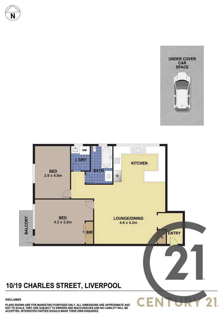 Floorplan of Homely apartment listing, 10/19 Charles Street, Liverpool NSW 2170
