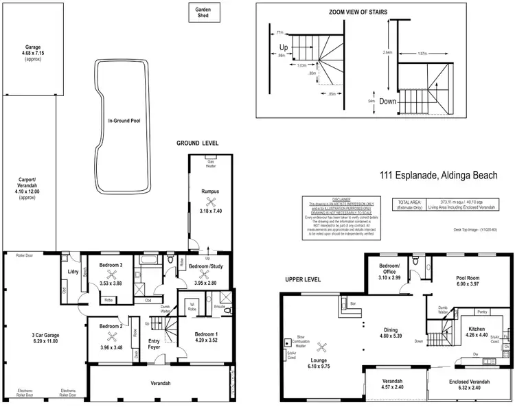 Floorplan of Homely house listing, 111 Esplanade, Aldinga Beach SA 5173