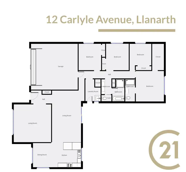 Floorplan of Homely house listing, 12 Carlyle Avenue, Llanarth NSW 2795