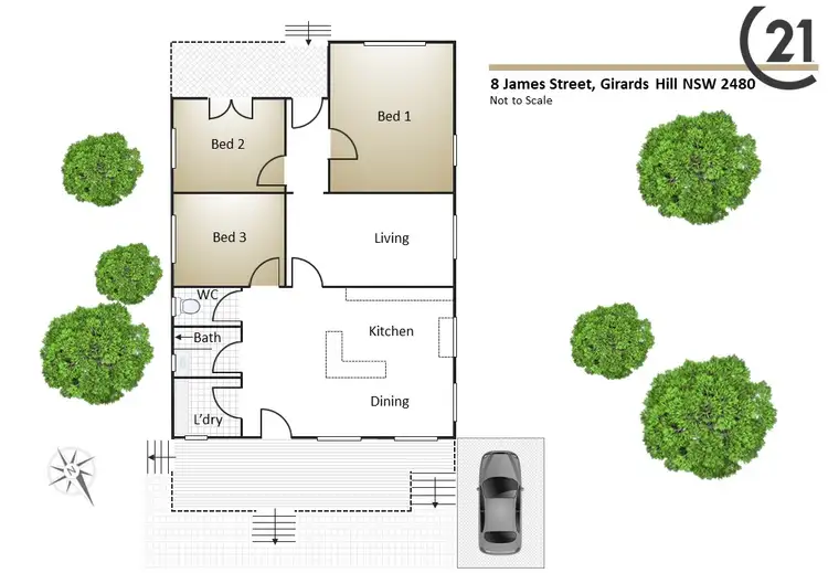 Floorplan of Homely house listing, 8 James Street, Girards Hill NSW 2480