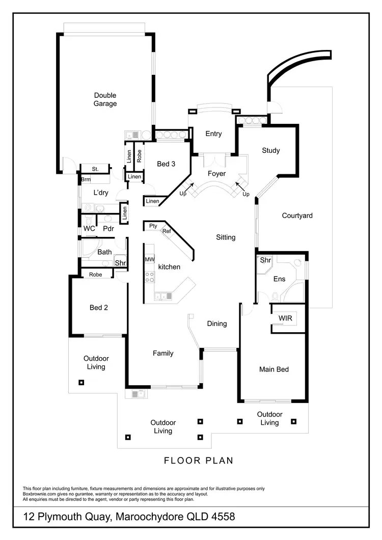 Floorplan of Homely house listing, 12 Plymouth Quay, Maroochydore QLD 4558