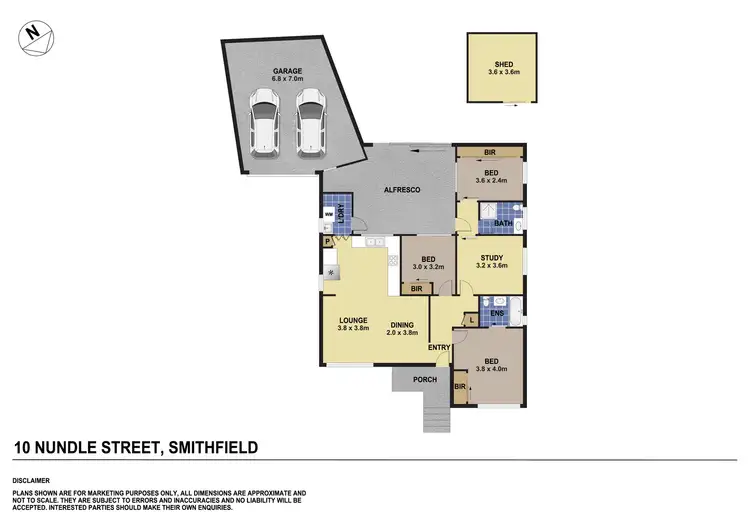 Floorplan of Homely house listing, 10 Nundle Street,, Smithfield NSW 2164