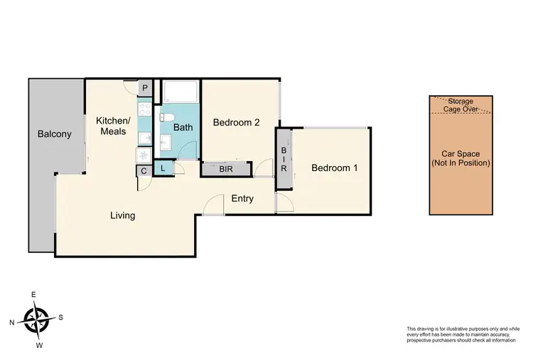 Floorplan of Homely apartment listing, 201/730A Centre Road, Bentleigh East VIC 3165
