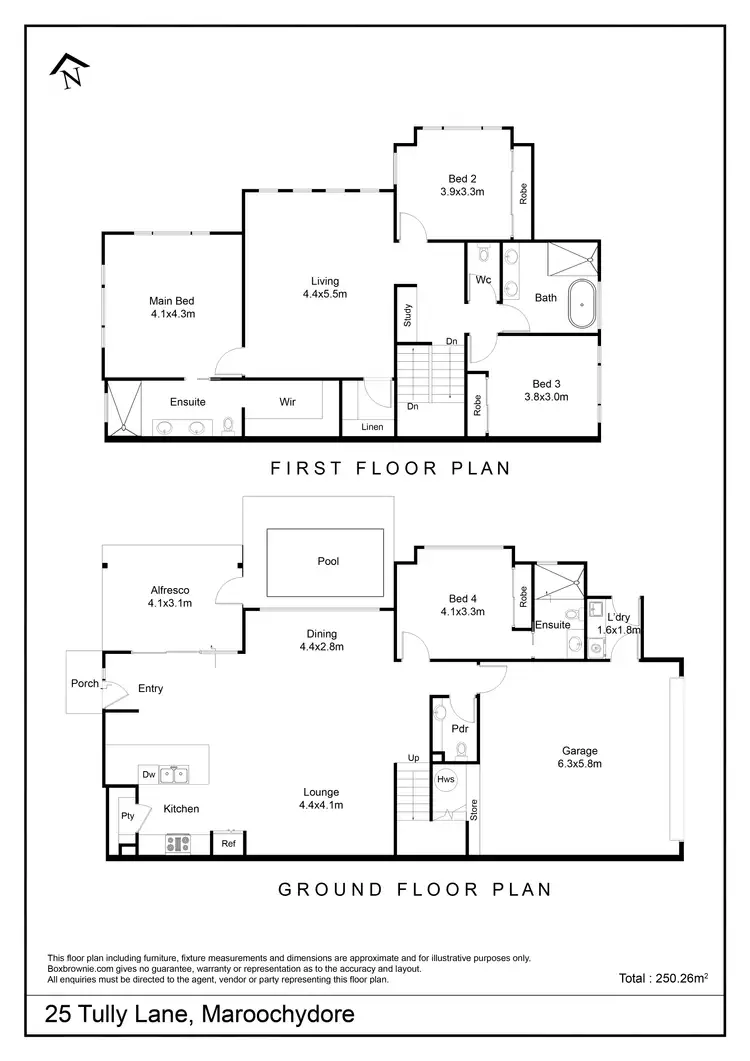 Floorplan of Homely house listing, 25 Tully Lane, Maroochydore QLD 4558