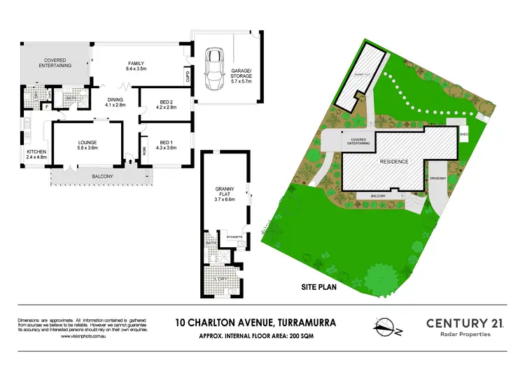 Floorplan of Homely house listing, 10 Charlton Ave, Turramurra NSW 2074