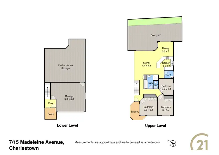 Floorplan of Homely villa listing, 7/15 Madeleine Avenue, Charlestown NSW 2290