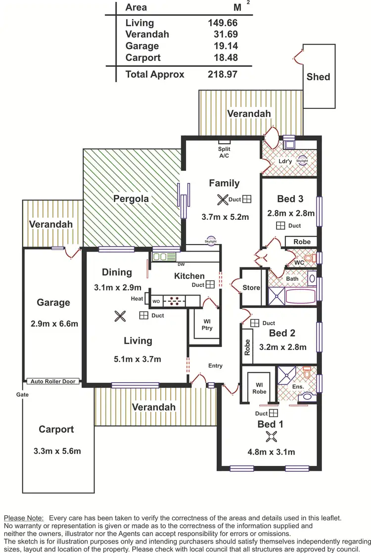 Floorplan of Homely house listing, 15 Murphy Street, Fulham Gardens SA 5024
