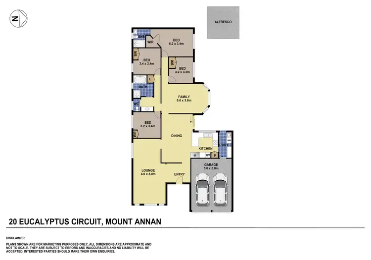 Floorplan of Homely house listing, 20 Eucalyptus Circuit, Mount Annan NSW 2567