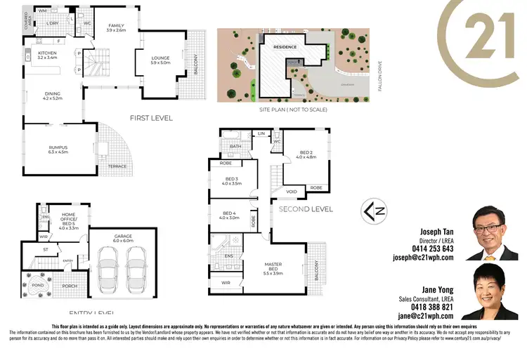 Floorplan of Homely house listing, 96 Fallon Drive, Dural NSW 2158