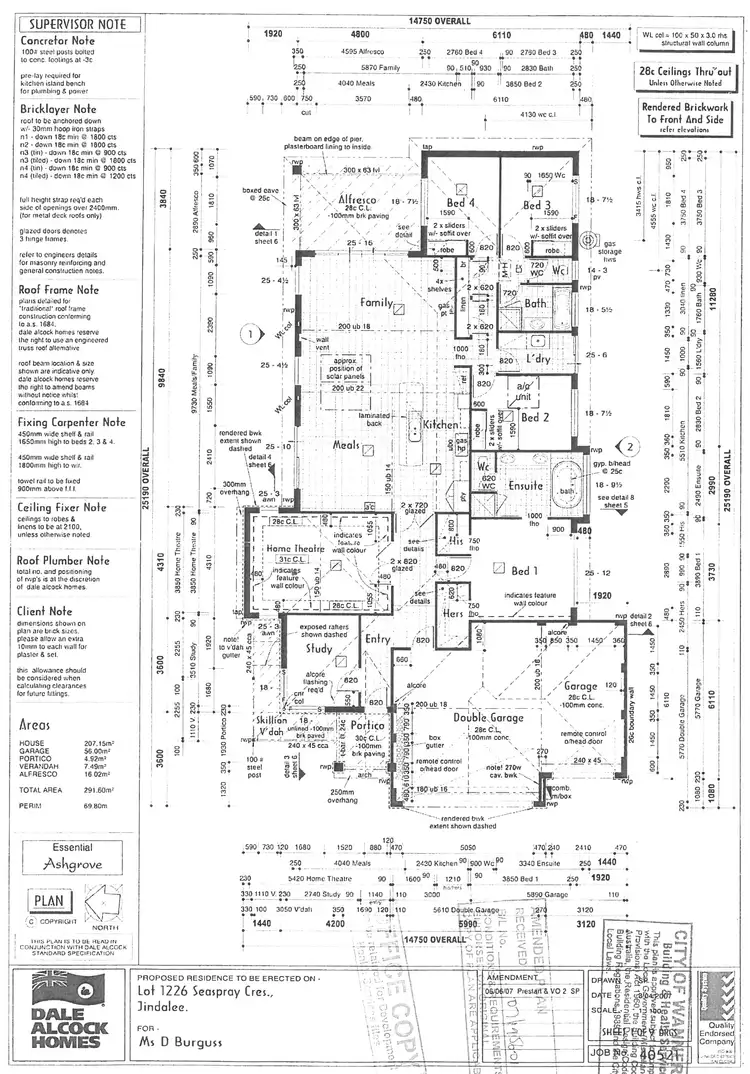 Floorplan of Homely house listing, 34 Seaspray Crescent, Jindalee WA 6036