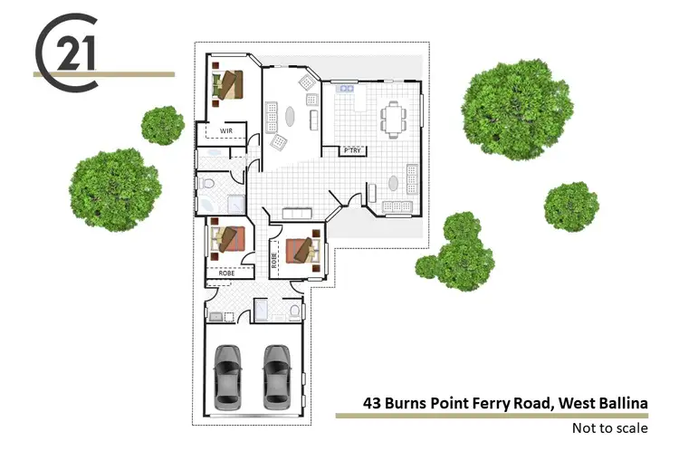 Floorplan of Homely house listing, 43 Burns Point Ferry Road, West Ballina NSW 2478