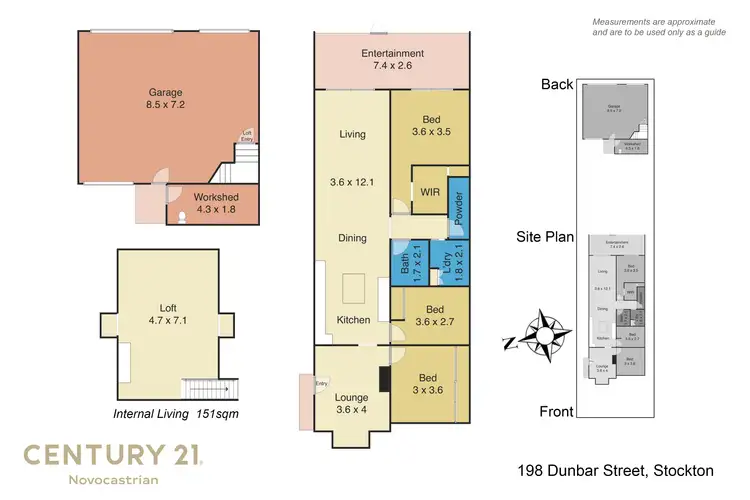 Floorplan of Homely house listing, 198 Dunbar Street, Stockton NSW 2295