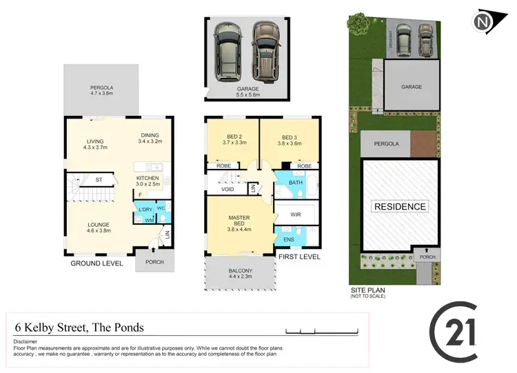 Floorplan of Homely house listing, 6 Kelby Street, The Ponds NSW 2769