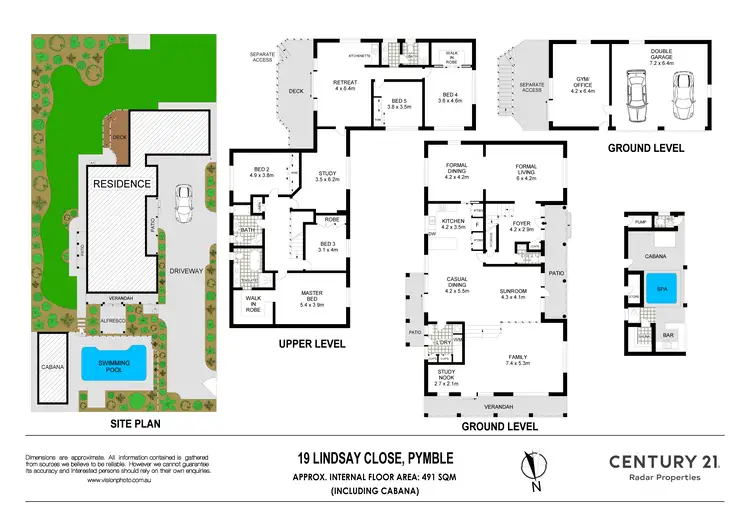 Floorplan of Homely house listing, 19 Lindsay Close, Pymble NSW 2073