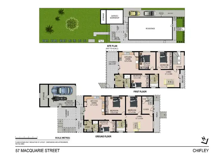 Floorplan of Homely house listing, 57 Macquarie Street, Chifley NSW 2036