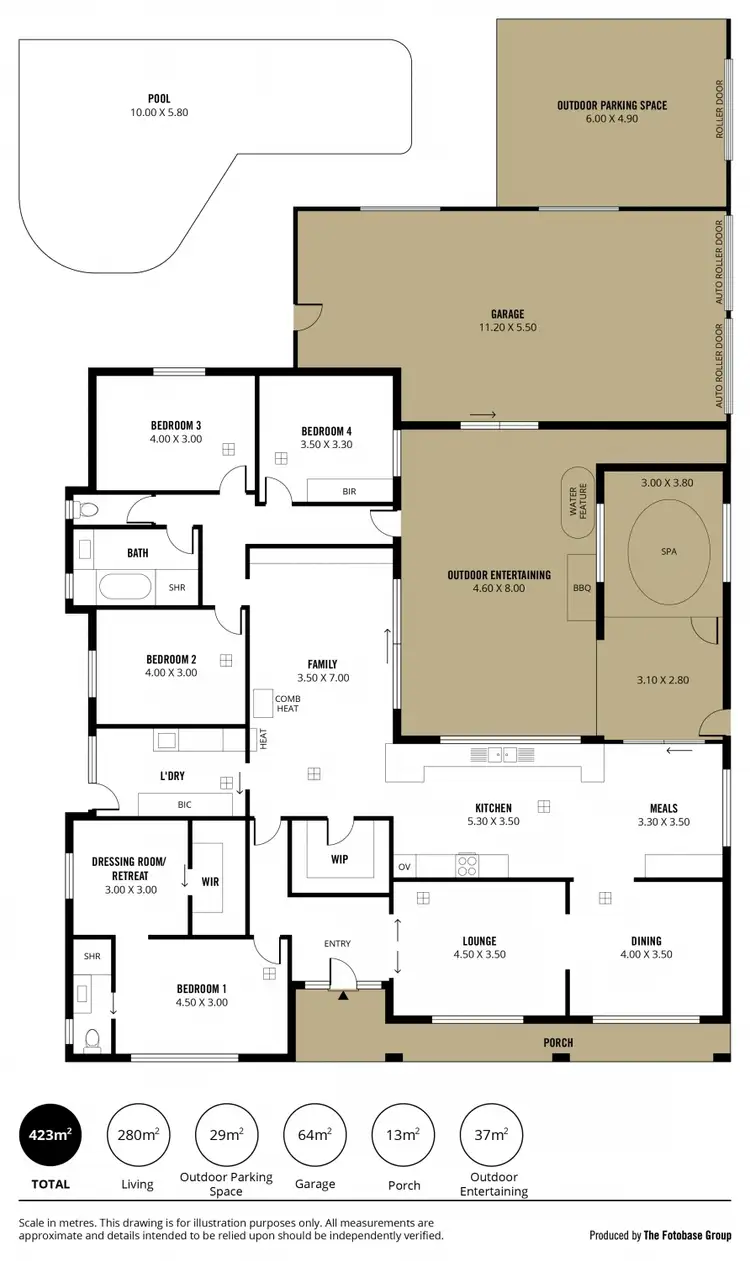 Floorplan of Homely house listing, 11 Vincent Boulevard, Flagstaff Hill SA 5159