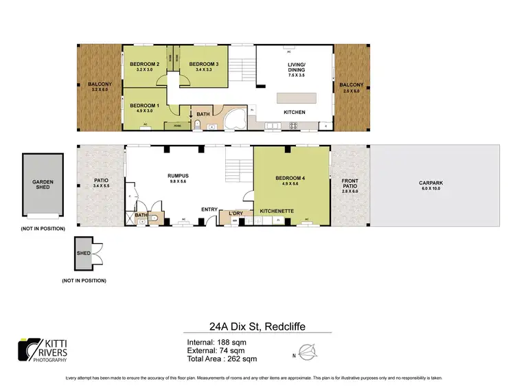 Floorplan of Homely house listing, 24A Dix Street, Redcliffe QLD 4020