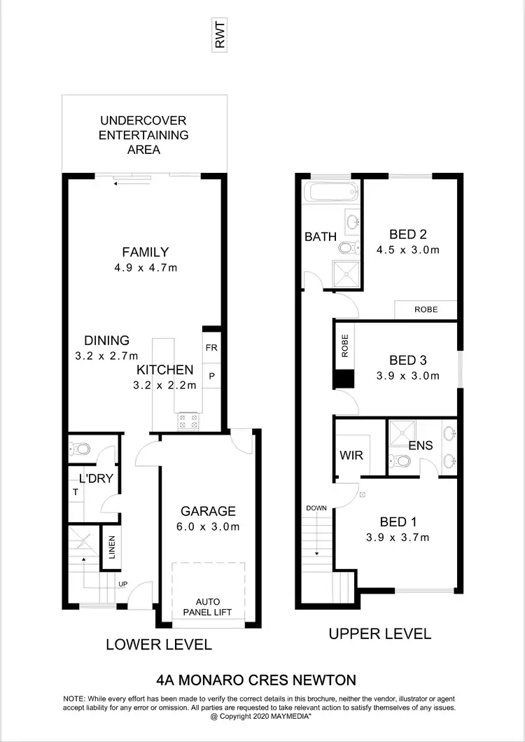 Floorplan of Homely house listing, 5D Monaro Cresent, Newton SA 5074