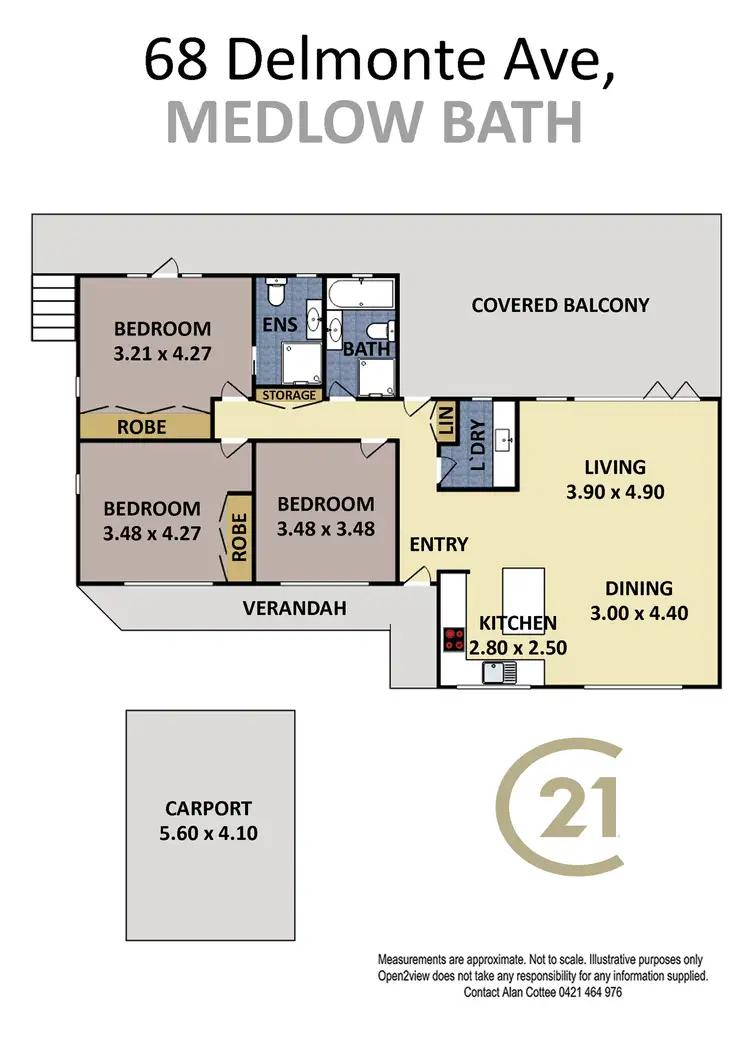 Floorplan of Homely house listing, 68 Delmonte Ave, Medlow Bath NSW 2780