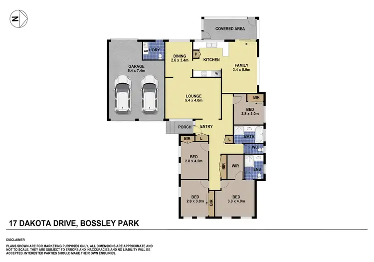 Floorplan of Homely house listing, 17 DAKOTA DRIVE, Bossley Park NSW 2176