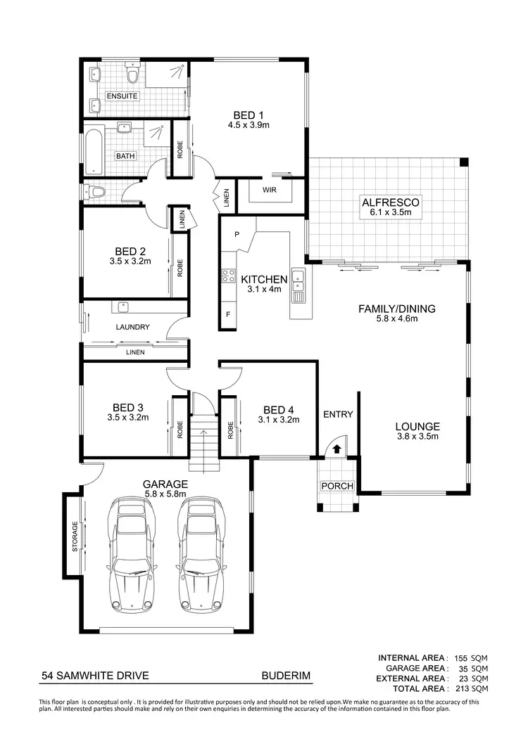 Floorplan of Homely house listing, 54 Sam White Drive, Buderim QLD 4556