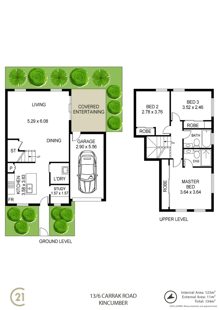 Floorplan of Homely townhouse listing, 13/6A Carrak Road, Kincumber NSW 2251