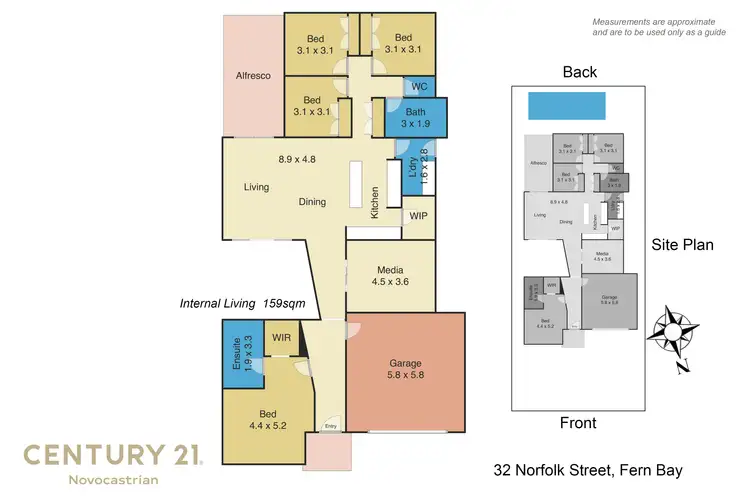 Floorplan of Homely house listing, 32 Norfolk Street, Fern Bay NSW 2295