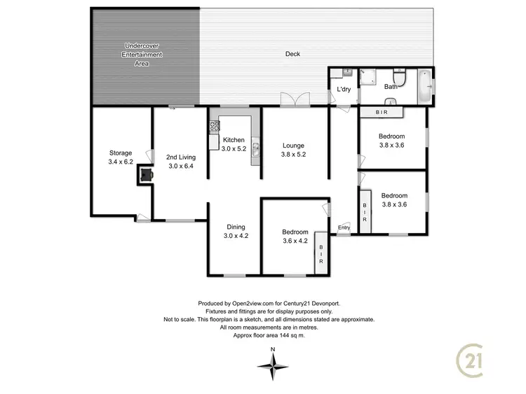 Floorplan of Homely house listing, 23 Fenton Street, Latrobe TAS 7307
