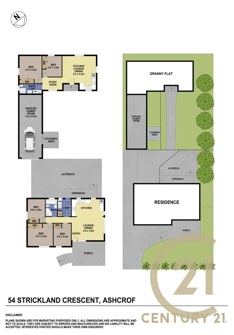 Floorplan of Homely house listing, 54 Strickland, Ashcroft NSW 2168