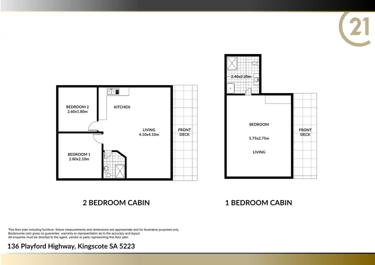 Floorplan of Homely house listing, 136 Playford Highway, Kingscote SA 5223