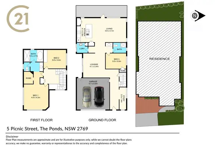 Floorplan of Homely house listing, 5 Picnic Street, The Ponds NSW 2769