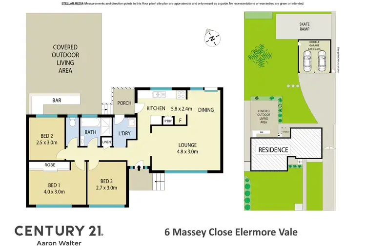Floorplan of Homely house listing, 6 Massey Close, Elermore Vale NSW 2287