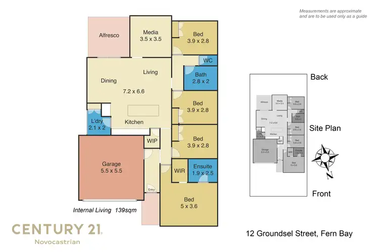Floorplan of Homely house listing, 12 Groundsel Street, Fern Bay NSW 2295