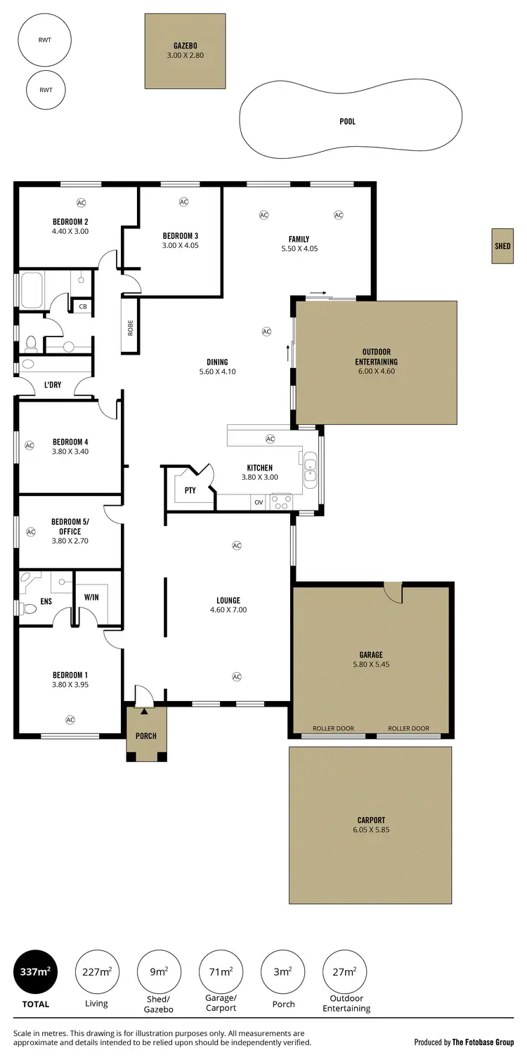 Floorplan of Homely house listing, 209 Black Road, Flagstaff Hill SA 5159