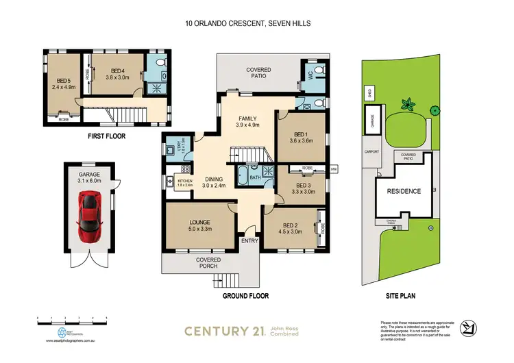 Floorplan of Homely house listing, 10 Orlando Crescent, Seven Hills NSW 2147