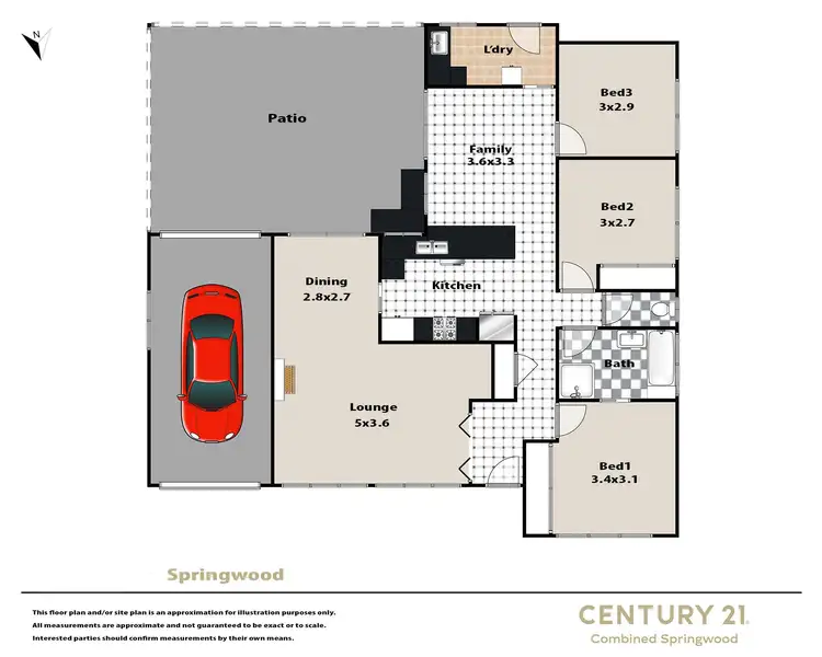 Floorplan of Homely house listing, 5 Lalor Drive, Springwood NSW 2777