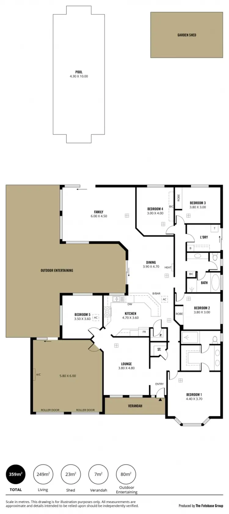 Floorplan of Homely house listing, 35 Simone Crescent, Morphett Vale SA 5162