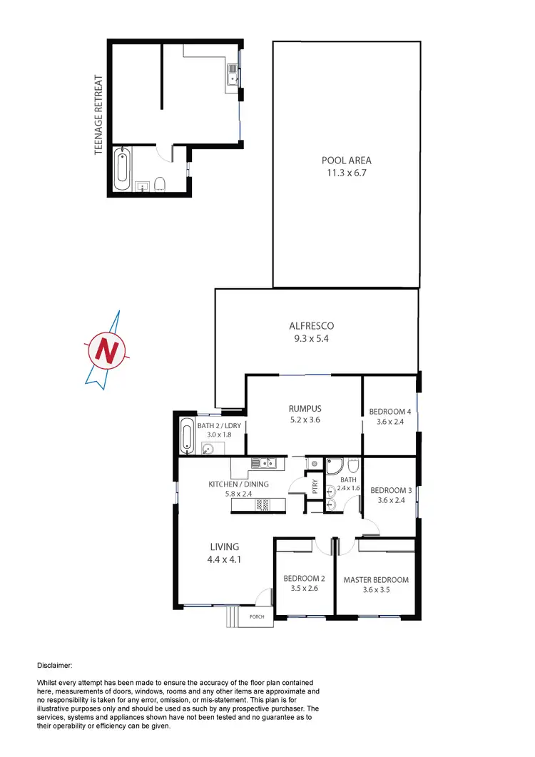 Floorplan of Homely house listing, 10 Lavinia St, Seven Hills NSW 2147