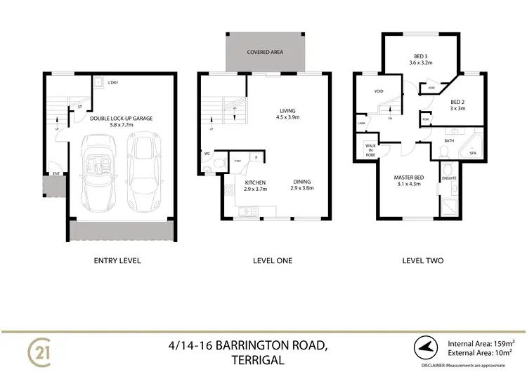 Floorplan of Homely townhouse listing, 4/14-16 Barrington Road, Terrigal NSW 2260