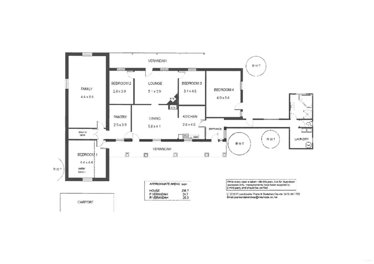Floorplan of Homely rural property listing, 602 Gerschwitz Rd, Sedan SA 5353